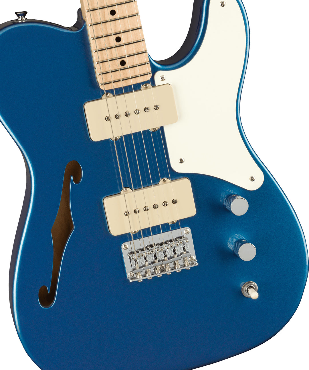 Fender Squier Paranormal Cabronita Telecaster Thinline Guitare électrique (Lake Placid Blue)