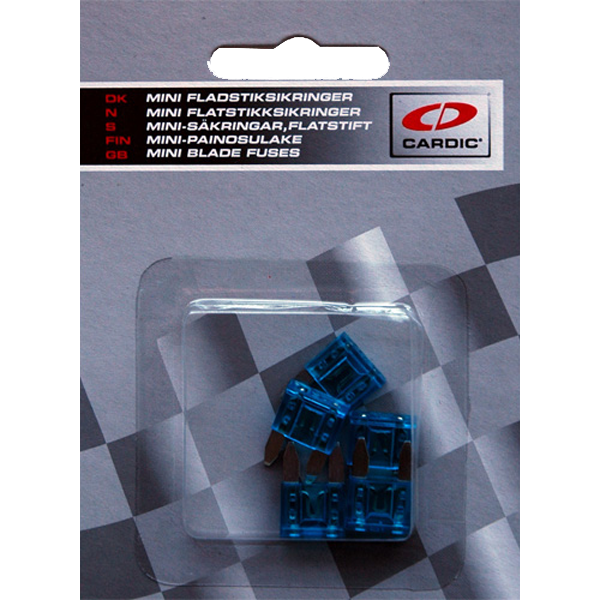 Fusibles MINI 15 ampères (paquet de 5 pièces)
