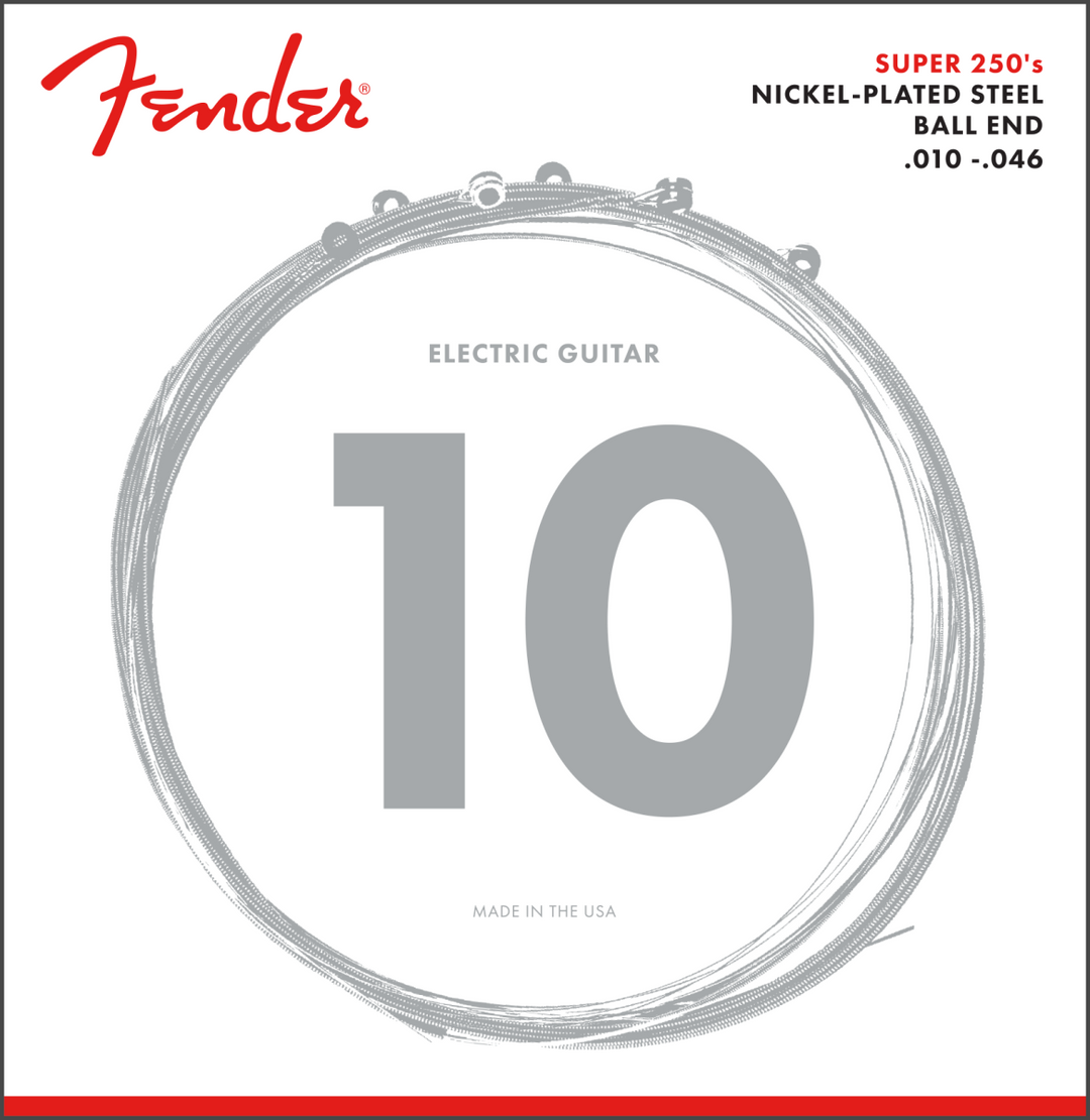 Fender Super 250 Cordes de Guitare (.010-.046)
