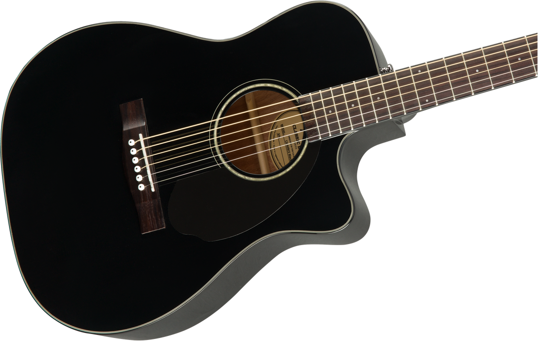 Fender CC-60SCE Concert Guitare Western (Sort)
