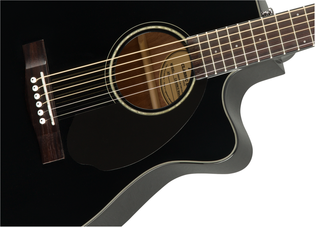 Fender CC-60SCE Concert Guitare Western (Sort)