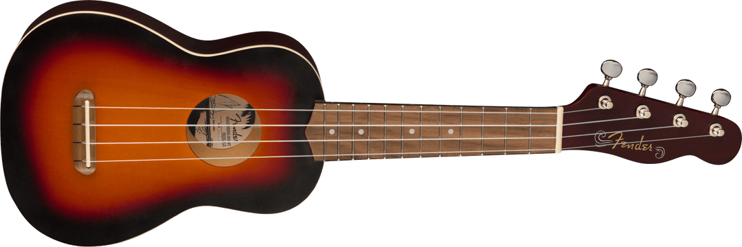 Fender Venice Soprano Ukulélés (Sunburst 2 couleurs)