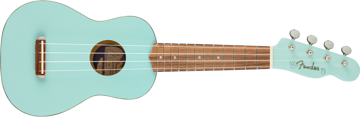 Fender Venice Soprano Ukulele (Shell Pink)