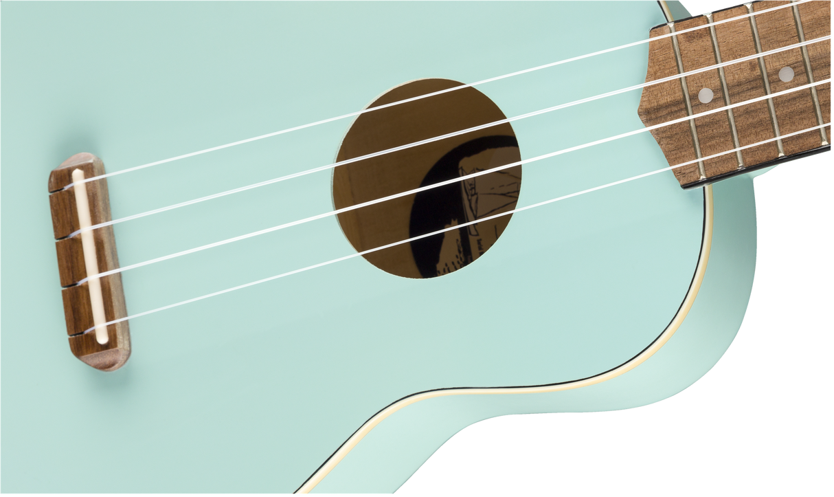 Fender Venice Soprano Ukulele (Shell Pink)