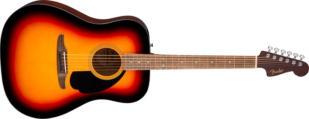 Fender California Standard Redondo™, Spruce Top, Black Pickguard, 3-Color Sunburst
