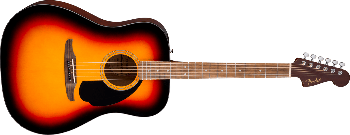 Fender California Standard Redondo™, Spruce Top, Black Pickguard, 3-Color Sunburst