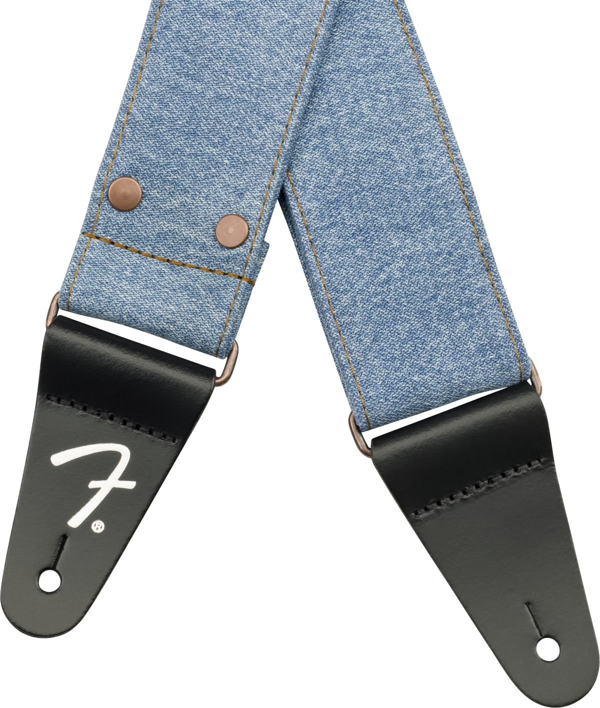 Sangle Guitare Fender x Wrangler Denim (Light Indigo, 2")