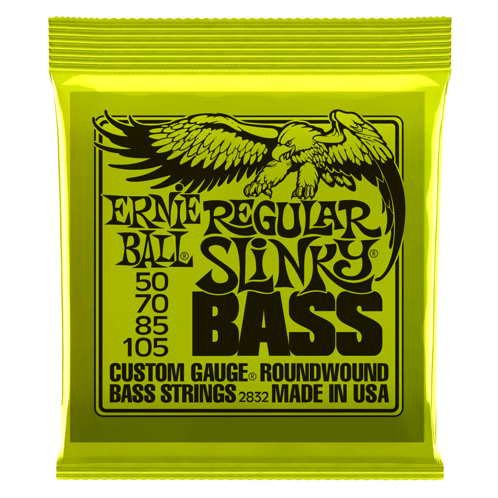 Ernie Ball Slinky Nickel Wound Bass String, Bass Guitar