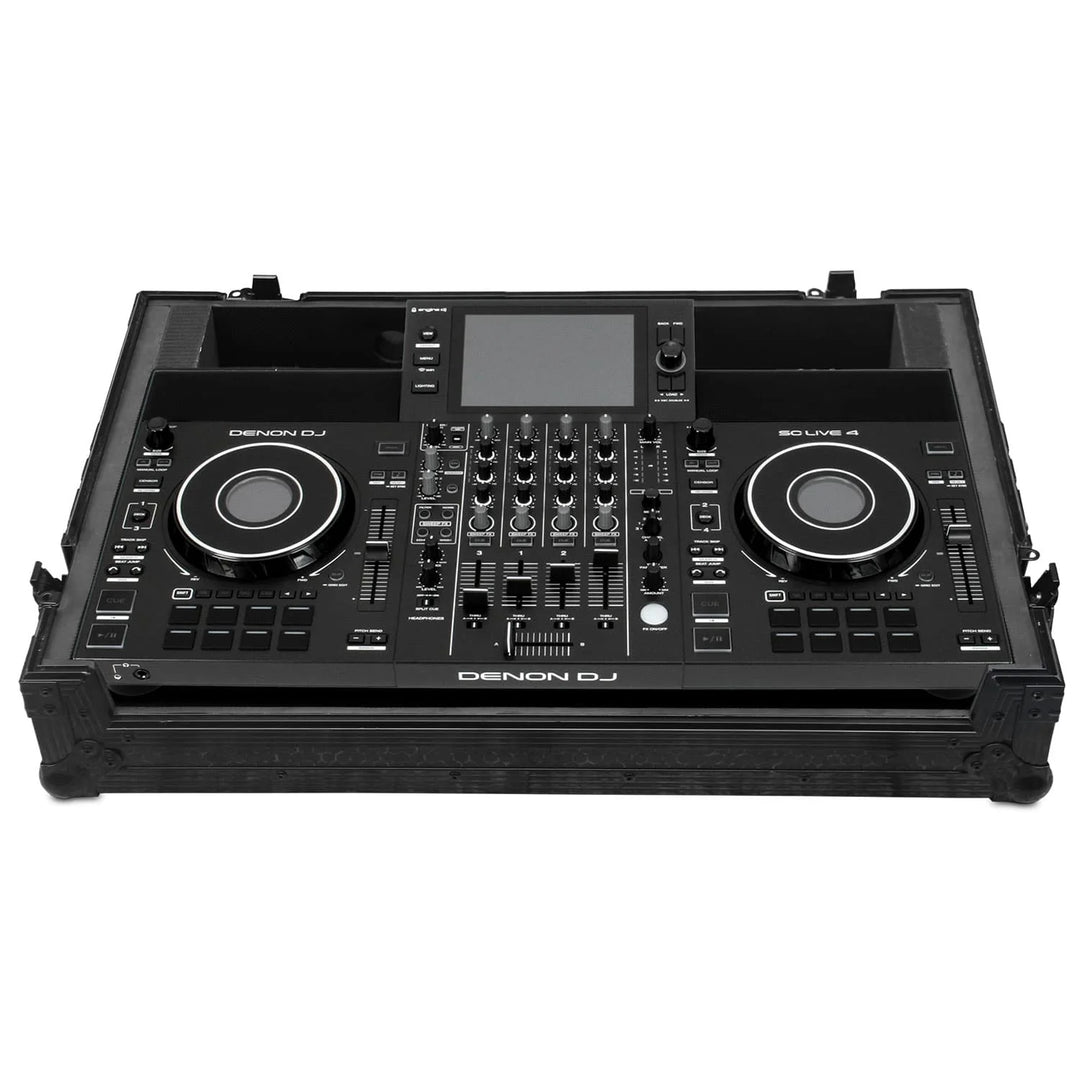 UDG Ultimate Flight Case Denon DJ SC LIVE 4 Black Plus (Roues)