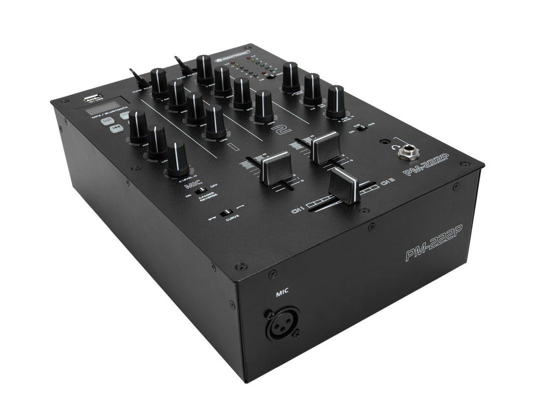 OMNITRONIC PM-222P table de mixage DJ 2 canaux avec lecteur