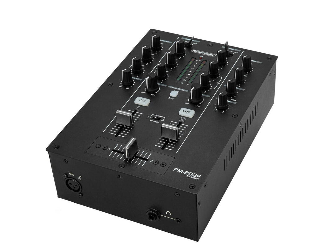 OMNITRONIC PM-202F mixeur DJ 2 canaux avec filtre et Bluetooth