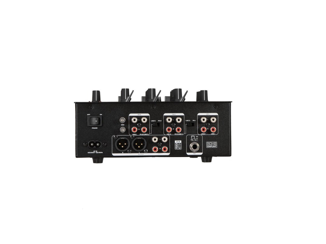 OMNITRONIC PM-322P table de mixage DJ 3 canaux avec Bluetooth & lecteur USB