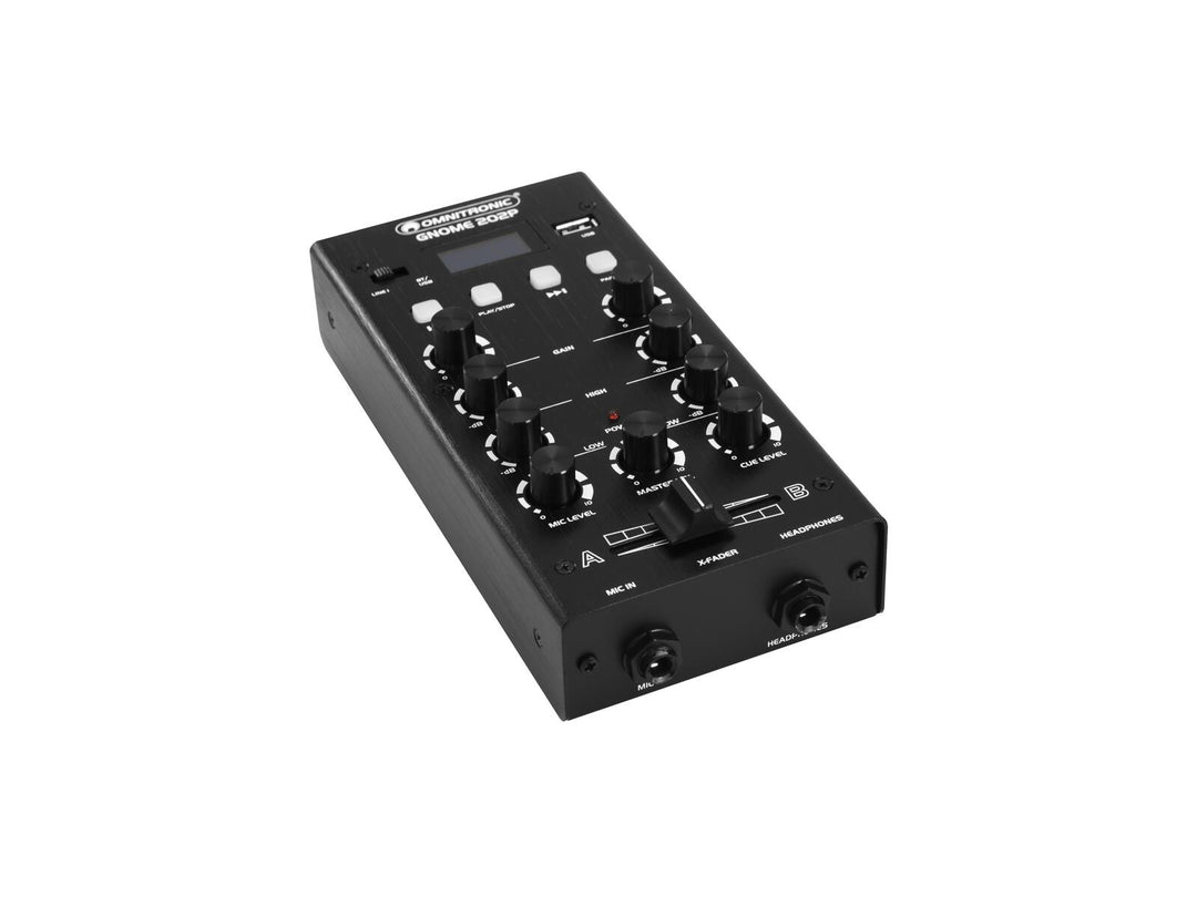Mini-mixeur OMNITRONIC GNOME-202P noir