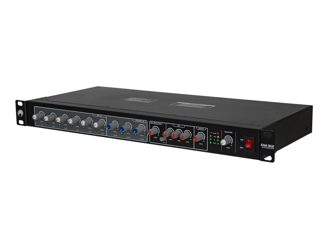 OMNITRONIC Table de mixage de divertissement EM-312