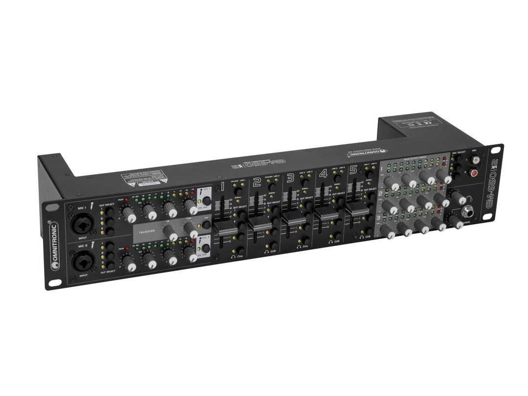 OMNITRONIC EM-650B MK2 console de mixage de divertissement