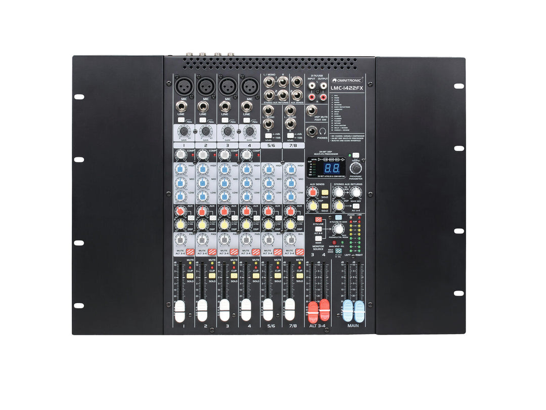 OMNITRONIC LMC-1422FX console de mixage USB