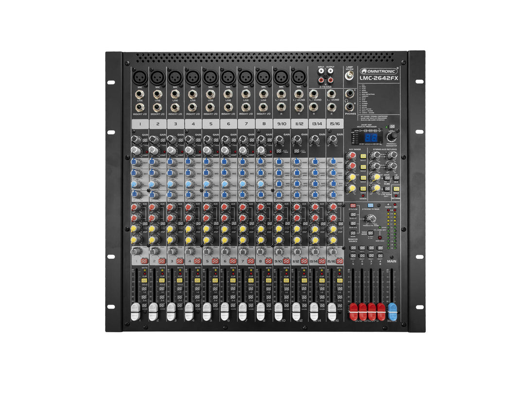 OMNITRONIC LMC-2642FX USB Console de mixage