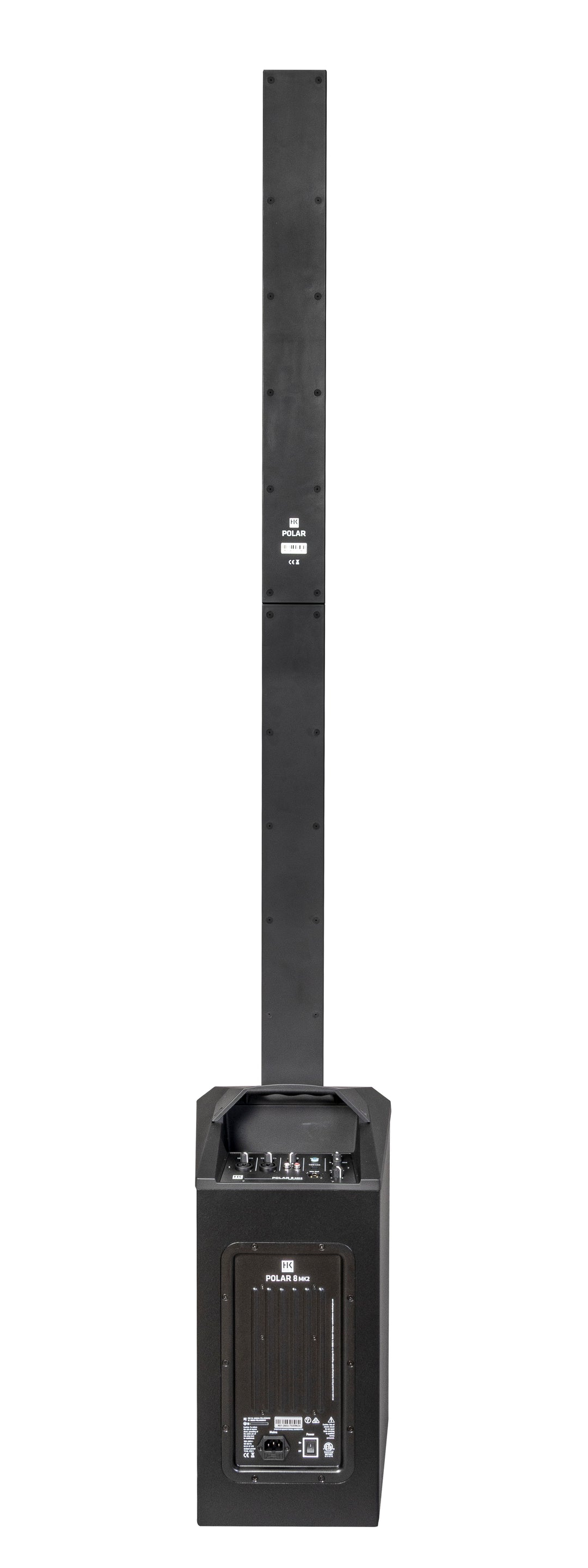 HK Audio POLAR 8 MK2 Système PA colonne actif 1200W avec Bluetooth (Noir)