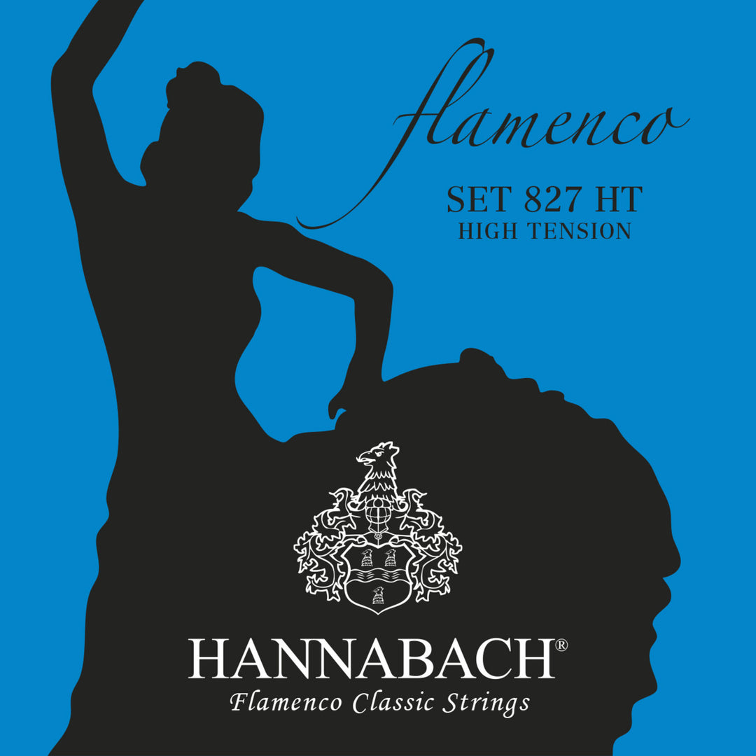 Hannabach Cordes pour guitare classique Serie 827 High Tension Flamenco - Jeu high (827HT)