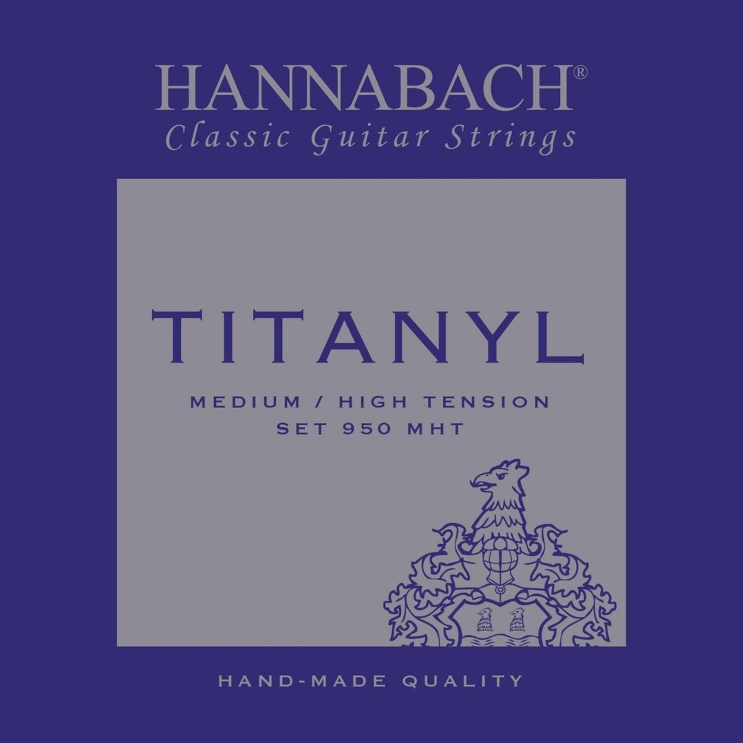 Cordes Hannabach pour guitare classique Serie 950 Medium/High Tension Titanyl - Jeu medium-high (950MHT)