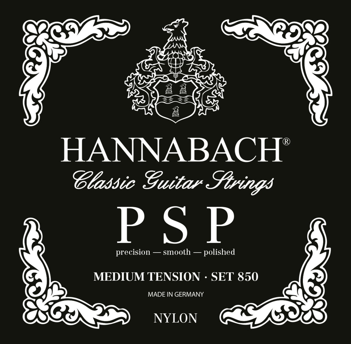 Hannabach Strings for classic guitar Serie 850 Medium tension PSP - 3er Bass medium (8507MT)