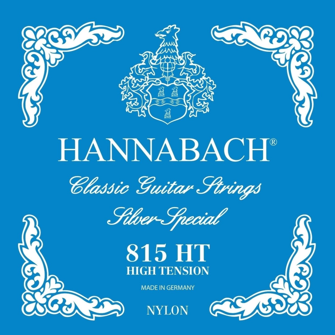 Cordes Hannabach pour guitare classique Serie 815 High tension Silver special - Set aiguës (815HT)
