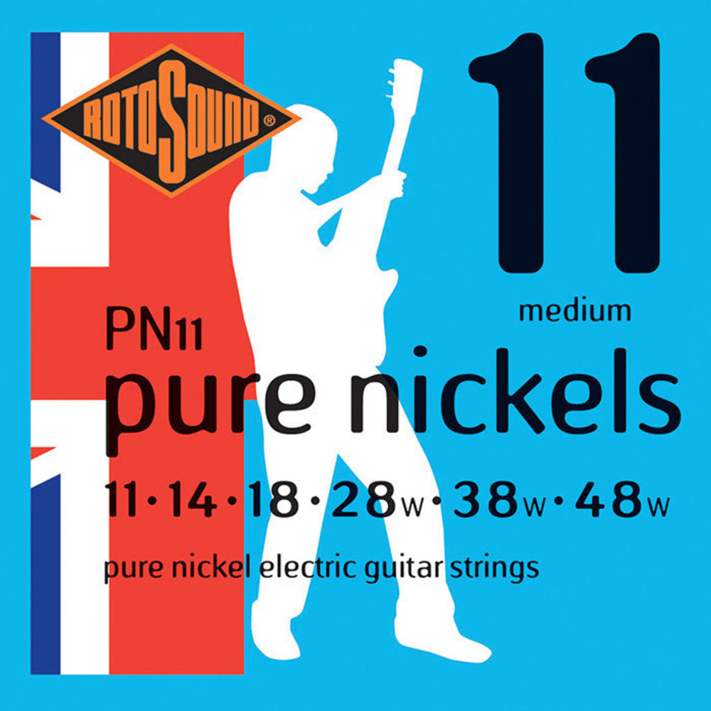 Rotosound Pure Nickels PN11 cordes de guitare électrique 11-48