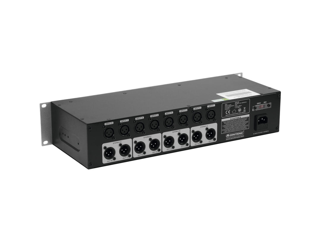 OMNITRONIC MZD-88 Distributeur matriciel de zones