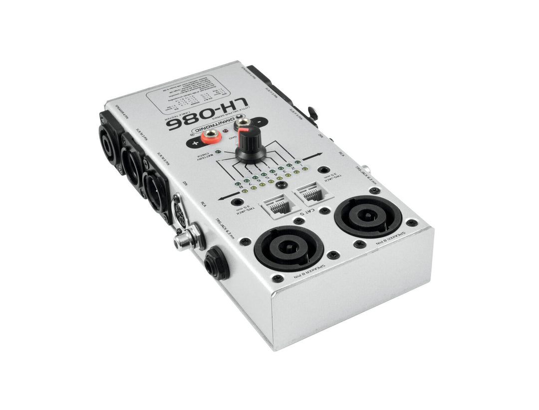 OMNITRONIC LH-086 Testeur de câbles