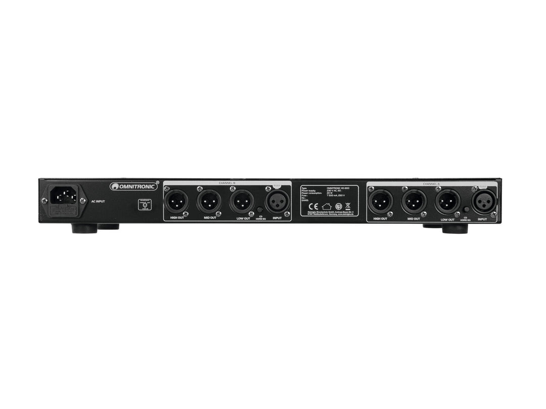 OMNITRONIC XO-300 Filtre actif