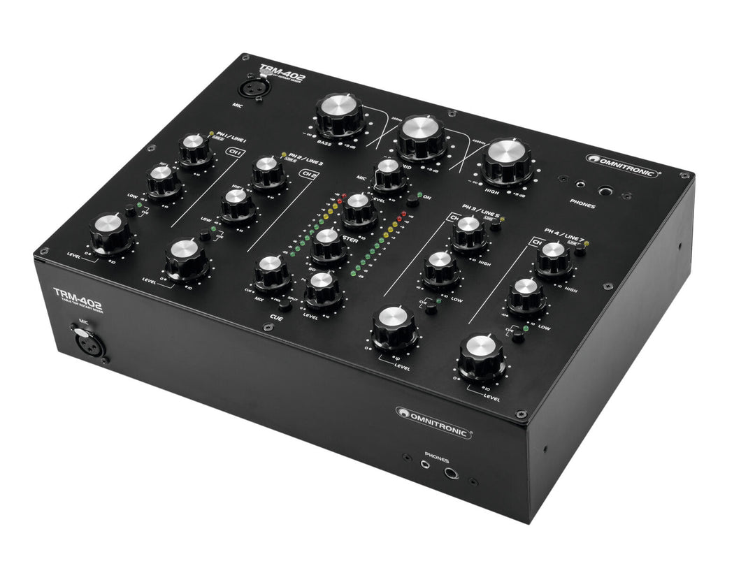 OMNITRONIC TRM-402 Mélangeur rotatif 4 canaux