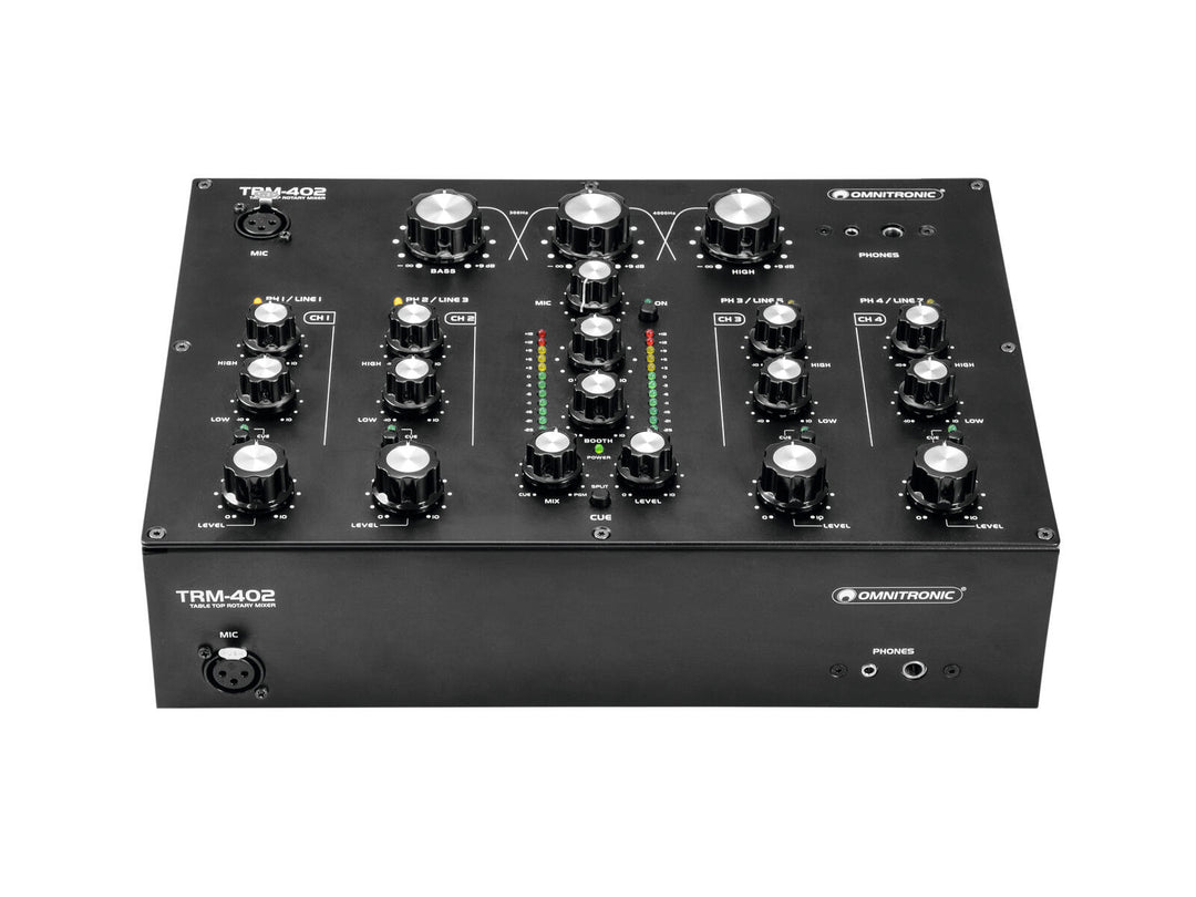 OMNITRONIC TRM-402 Mélangeur rotatif 4 canaux