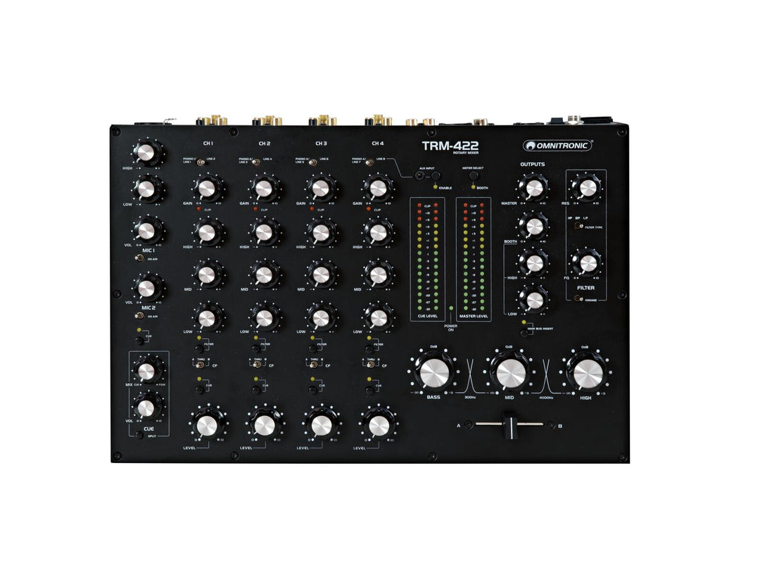 OMNITRONIC TRM-422 Mélangeur rotatif 4 canaux