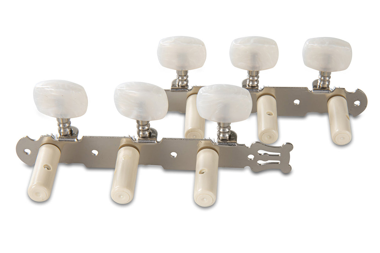 GEWA machine heads Classical guitar - Oval button (with lyra)