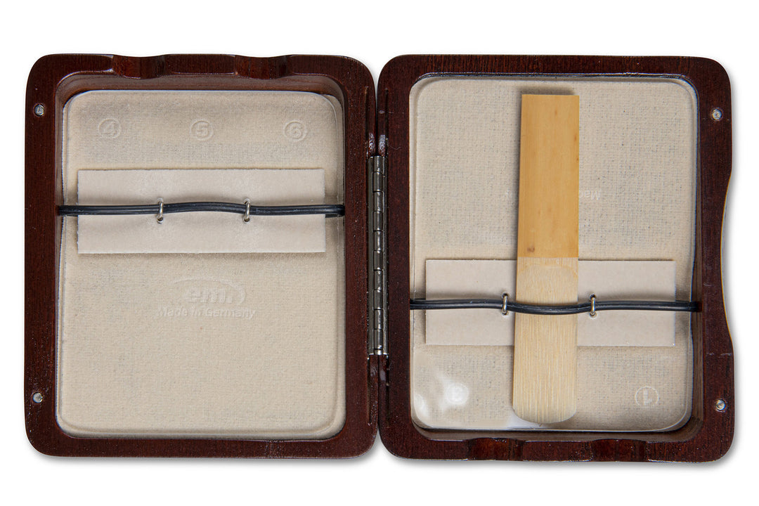 GEWA Reed case Clarinet 6 anches - finition laquée brun rouge