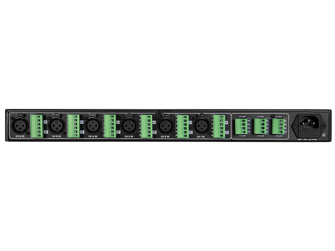 OMNITRONIC XDA-1206 Amplificateur 6 canaux de classe D