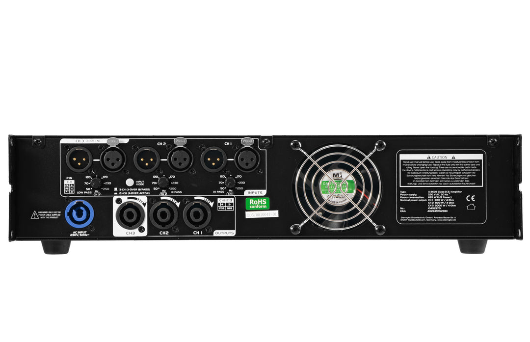 Omnitronic A-3603 ClaD 2.1 Amplificateur