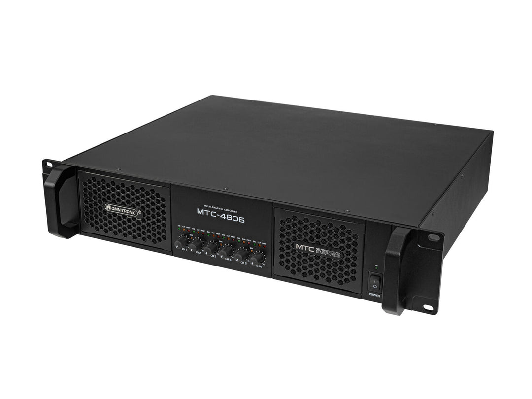 OMNITRONIC MTC-4806 Amplificateur 6 canaux