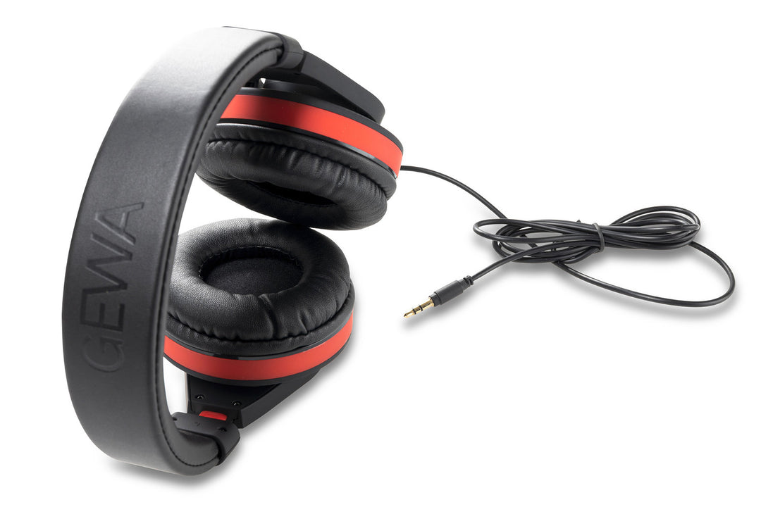 GEWA Casque HP six - P/U 20 (Black / rouge)