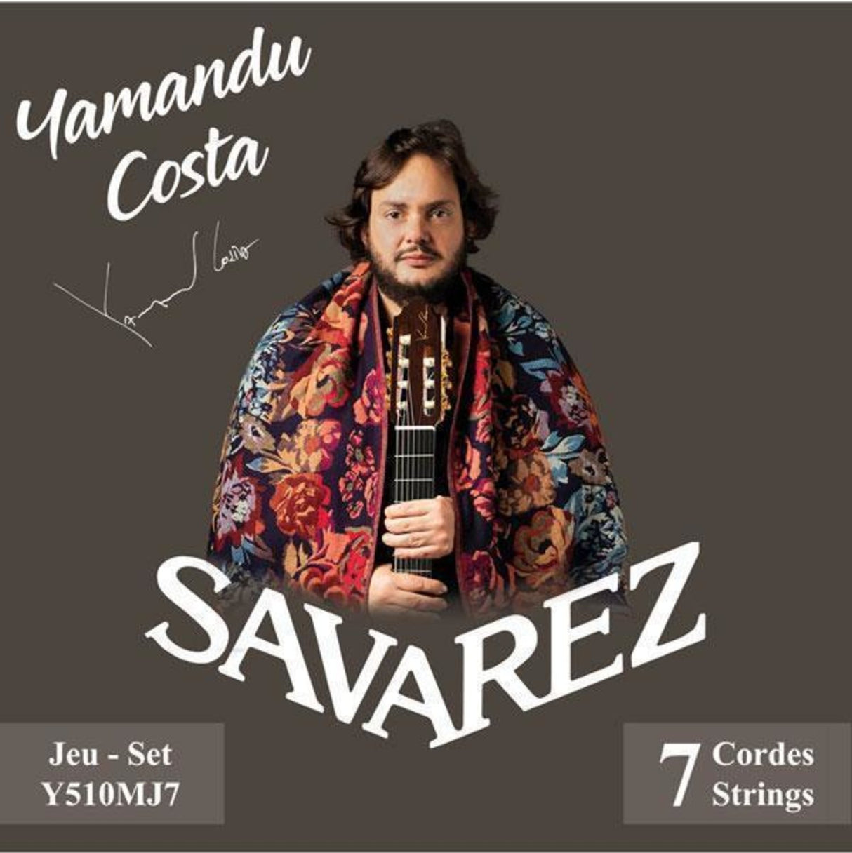 Savarez Strings for classic guitar YAMANDU COSTA 7-string - 7-string high tension (Y510MJ7)