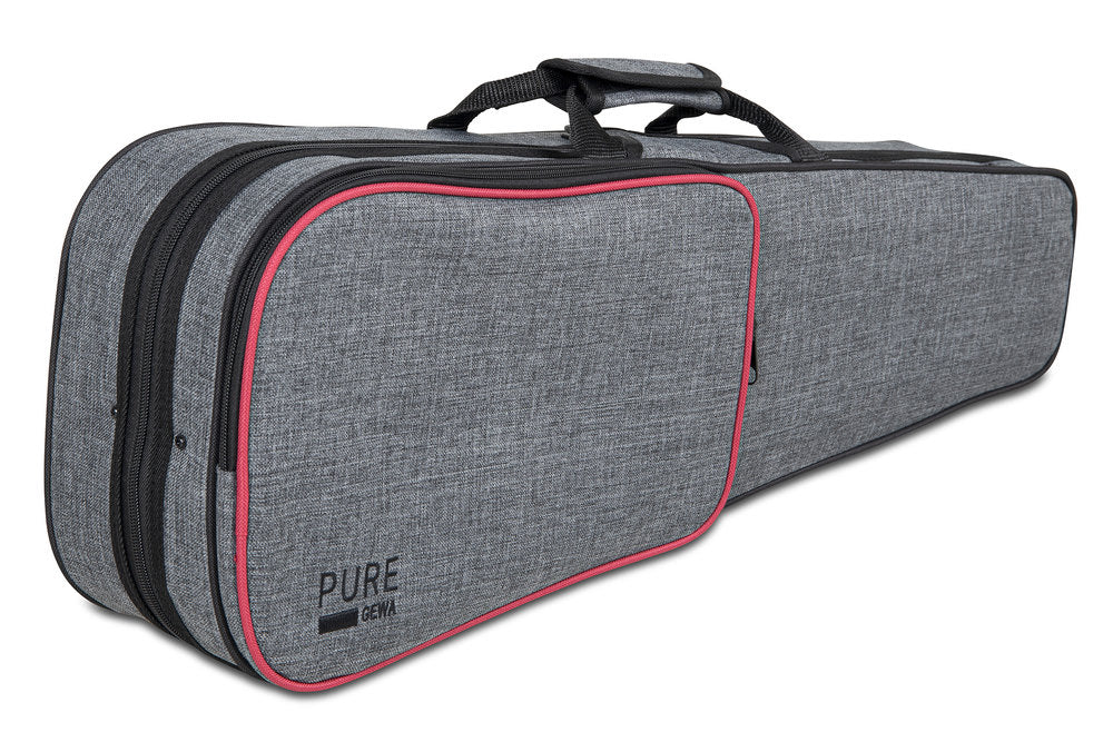 Étui moulé GEWA Pure CVF G 02 pour violon 1/2, gris et violet