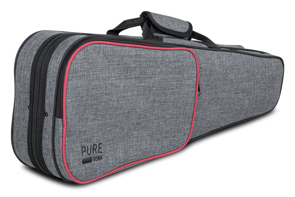 GEWA Pure CVF G 02 étui moulé pour violon 1/4, gris et violet