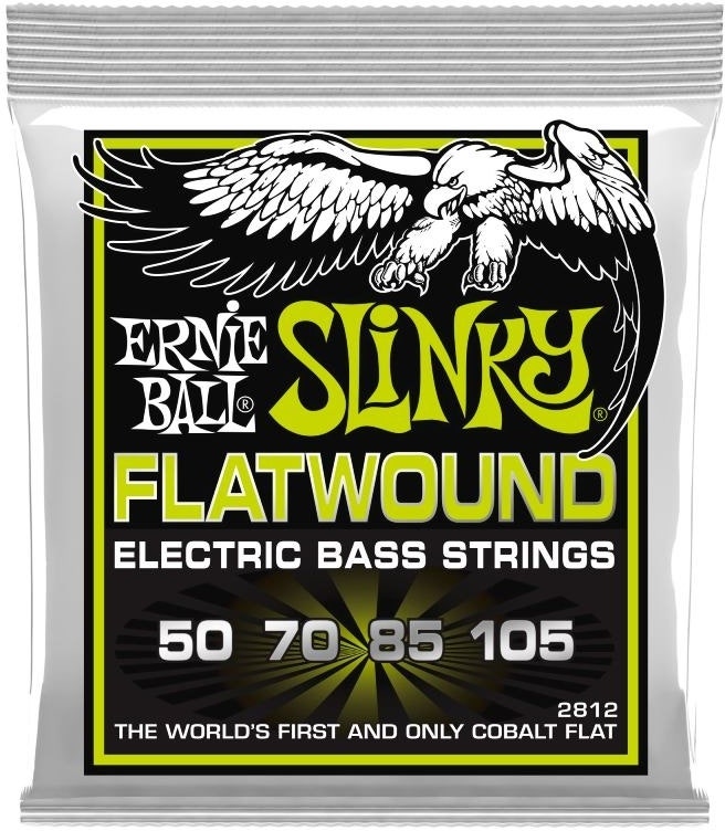 Ernie Ball 2812 Flatwound Cobalt basse 50-105