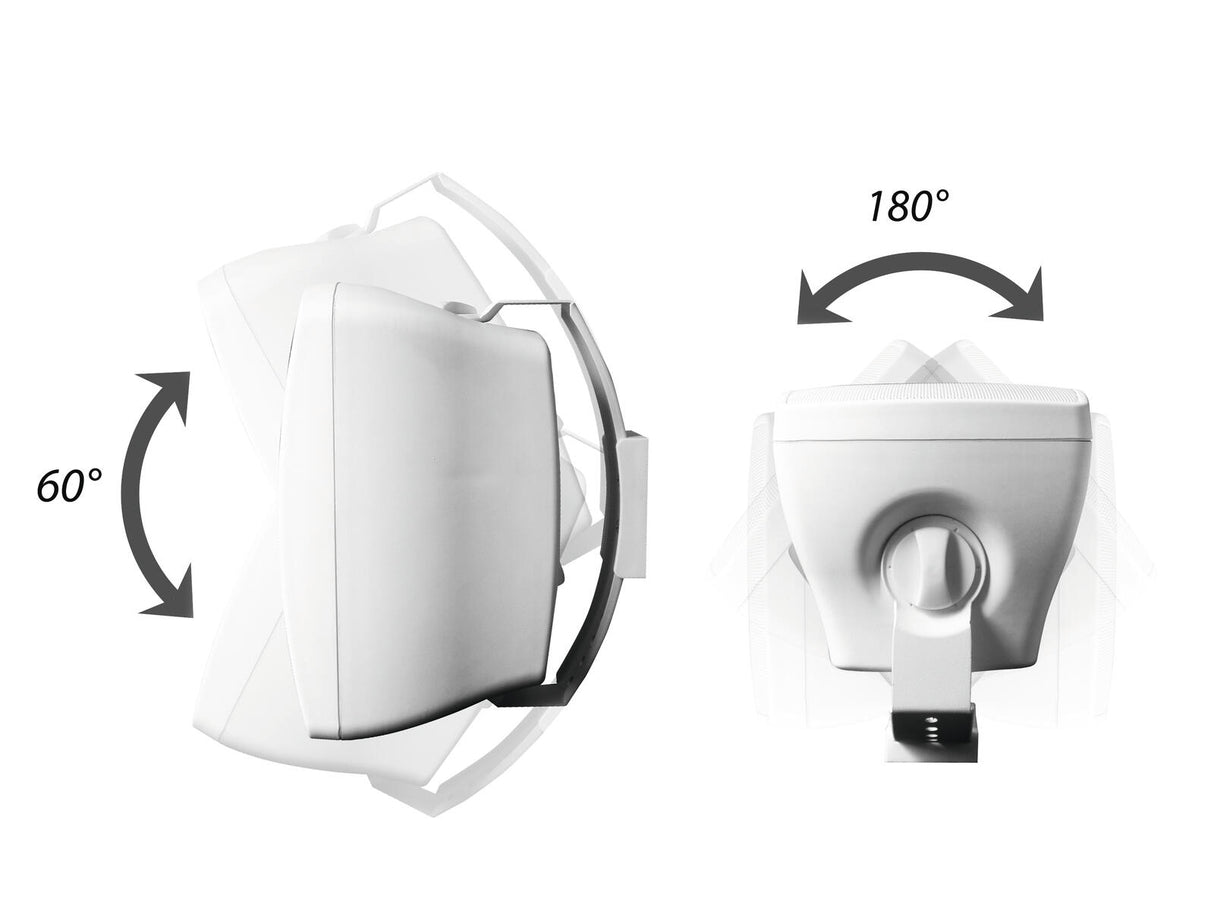 OMNITRONIC OD-8T Wall Speaker 100V white 2x