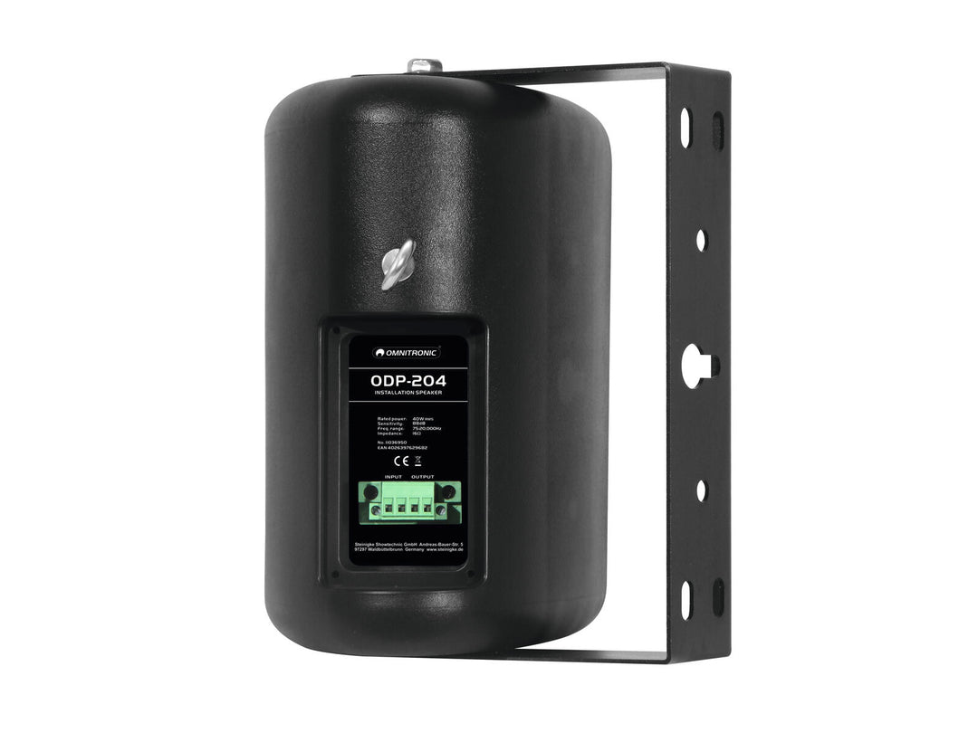 OMNITRONIC Enceinte d’installation ODP-204 16 ohms noire 2x