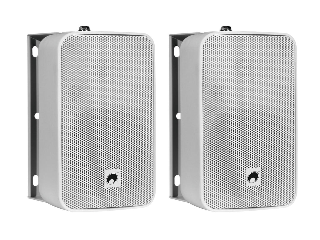 Haut-parleur d'installation OMNITRONIC ODP-204 16 ohms blanc 2x