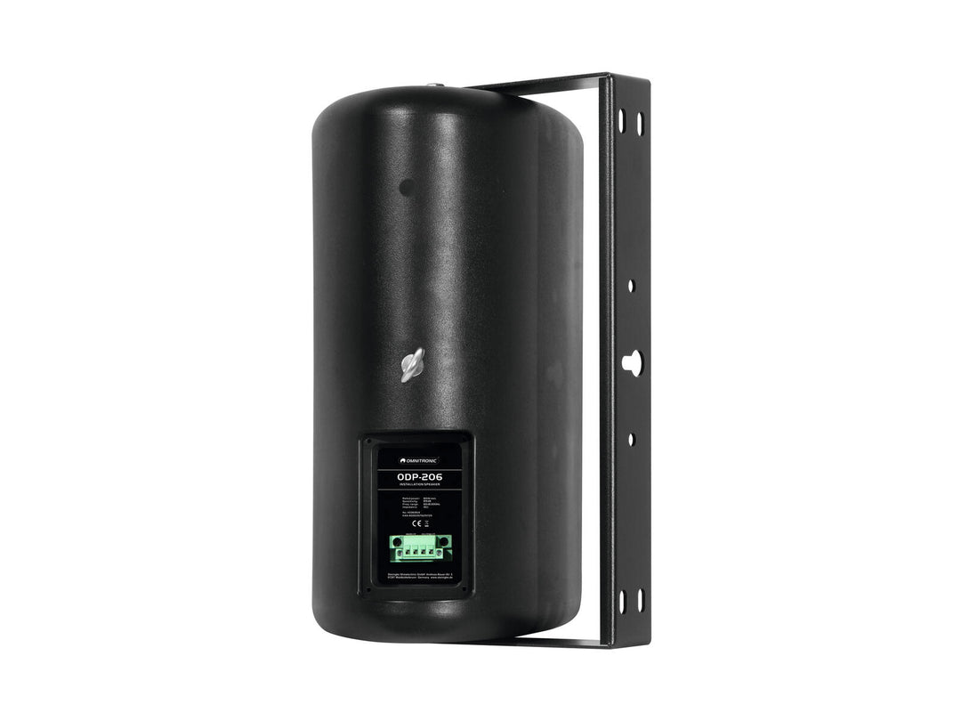 OMNITRONIC ODP-206 Enceinte d’installation 16 ohms noire 2x