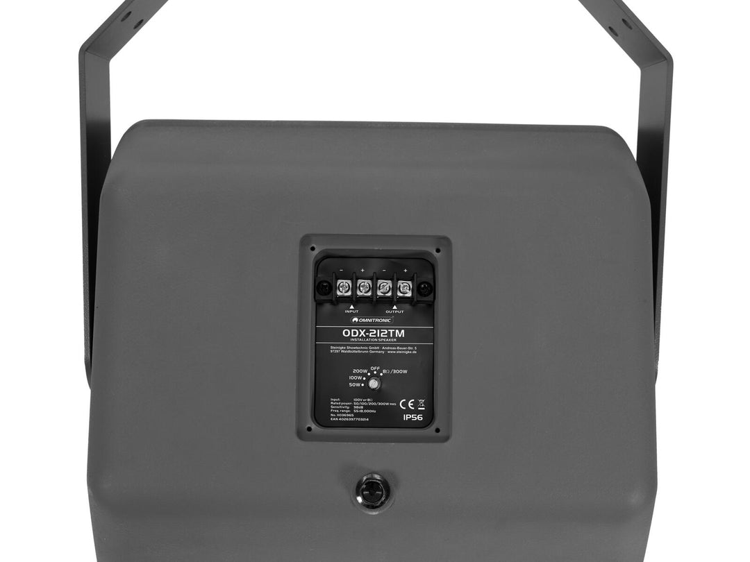 OMNITRONIC ODX-212TM Enceinte d'installation 100V gris foncé