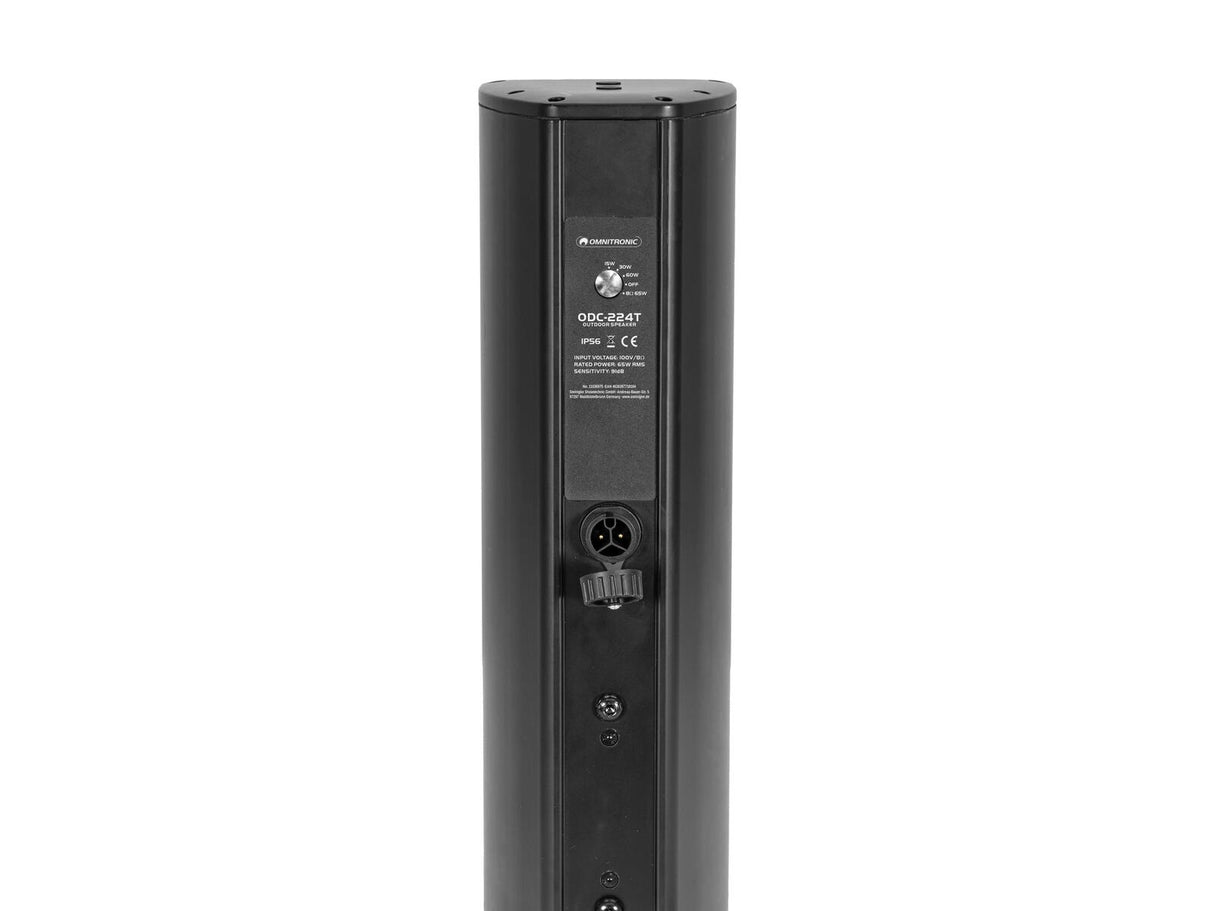 OMNITRONIC ODC-224T Outdoor Column Speaker black