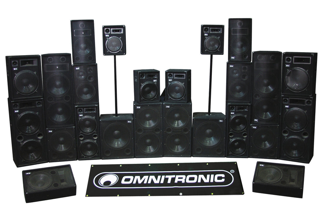 OMNITRONIC DX-1022 enceinte 3 voies 400 W